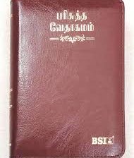 [9788122140163] Tamil Bible OV N/O 27 ZTI Black/Burgundy (KBS)